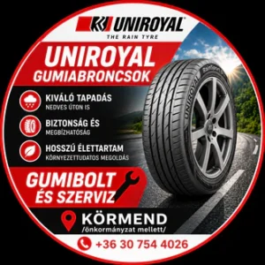 uniroyal gumiabroncsok. Körmend - gumibolt és szerviz - uniroyal gumi