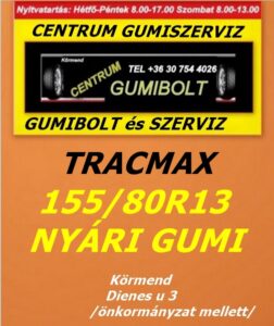 155 80R13 új nyárigumi-tracmax-uj-nyari-gumik-tracmax-nyari-gumi-gumibolt-es-szerviz-