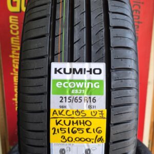 215 65R16 KUMHO nyári gumi - 215 65R16 KUMHO akcios nyári gumi - Kumho Ecowing ES31 215 65 R16 98H  