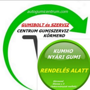 kumho nyári gumi - rendelés alatt