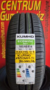 185 60R14 KUMHO nyári gumi - 185 60R14 KUMHO akcios nyári gumi - Kumho Ecsta-HS52 185 60 R14 82H nyári gumi 