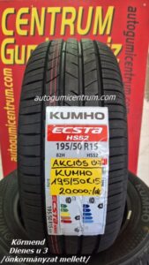 195 50r15 Kumho nyári gumi - 195 50r15 kumho ecsta HS52 nyári gumi