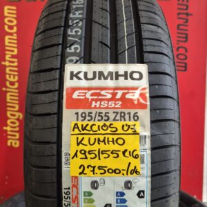 195 55R16 KUMHO nyári gumi - 195 55R16 KUMHO hs52 akcios nyári gumi