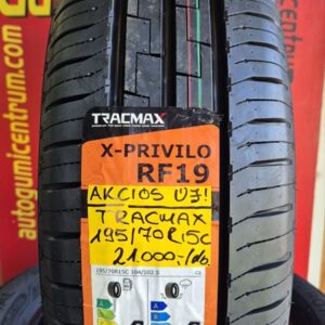 195 70r15C Tracmax új nyári kisteher gumi - 195 70r15C új nyári kisteher gumi