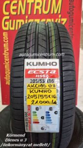 205 55r16 Kumho nyári gumi - 205 55r16 kumho ecsta HS52 nyári gumi