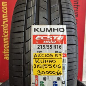 215 55R16 KUMHO nyári gumi - 215 55R16 KUMHO akcios nyári gumi