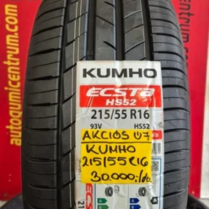 215-55R16-KUMHO-nyari-gumi-215-55R16-kumho-ecsta hs52-akcios-nyari-gumi