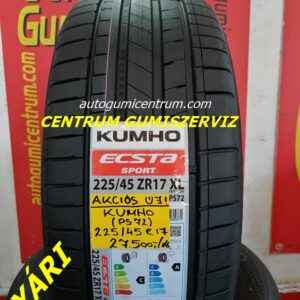 225 45R17 KUMHO PS 72 nyári gumi - 225 45R17 KUMHO nyári gumi - KUMHO PS 72 nyárigumi