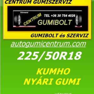 225 50R18 Kumho Ecsta HS52 - uj-nyari-gumi- 225 50R18 Kumho Ecsta HS