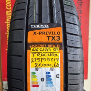 225 55R17 Tracmax akciós nyári gumi - Tracmax X Privilo TX3 225 55 R17 101W XL nyári gumi