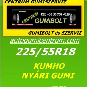 225 55R18 Kumho Ecsta HS52 - uj-nyari-gumi- 225 55R18 Kumho Ecsta HS