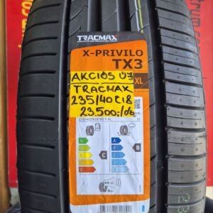 235 40r18 Tracmax nyári gumi - 235 40r18 akcios nyári gumi - Tracmax X Privilo TX3 235 40 R18 95Y XL nyári gumi