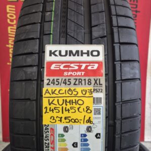 245 45R18 Kumho Ecsta Sport PS72 - 245 45R18 Kumho nyári gumi