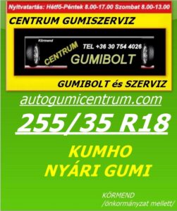255 35 R18 Kumho Ecsta Sport PS72 - uj-nyari-gumi- 255 35 R18 Kumho Ecsta Sport PS72