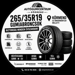 265 35R19 gumiabroncsok. körmend - négyévszakos-nyári-téli gumik