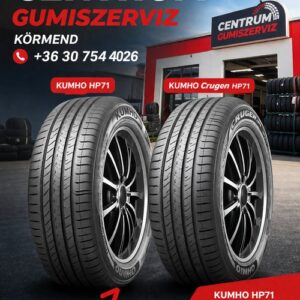 KUMHO Crugen HP71 - CENTRUM GUMISZERVIZ KÖRMEND - KUMHO HP71 nyári gumi - GUMIBOLT ÉS SZERVIZ -