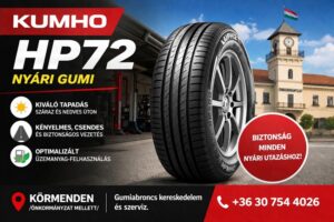 KUMHO HP72 nyári gumi - Gumiabroncs kereskedelem és szerviz. KÖRMEND - centrum gumiszerviz -