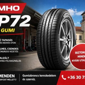 KUMHO HP72 nyári gumi - Gumiabroncs kereskedelem és szerviz. KÖRMEND - centrum gumiszerviz -