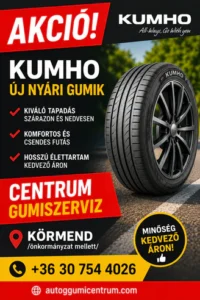 akció. kumho új nyári gumik. centrum gumiszerviz. KÖRMEND - kumho új akcios nyári gumik - kumho nyári gumi