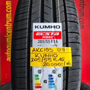 kumho ecsta hs52.-205 55r16 kumho akcios nyári gumi