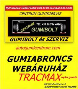 tracmax akcios új nyári gumik - centrum gumiszerviz kft - gumibolt és szerviz kormend - autogumicentrum - új nyári gumik