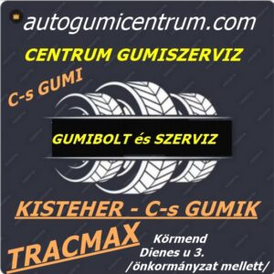 tracmax kisteher gumik - c-s gumik - autogumicentrum -