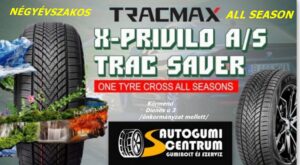 tracmax négyévszakos gumik - tracmax all season gumik - tracmax all season - A S