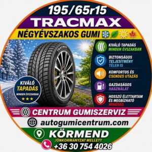 195 65r15 tracmax négyévszakos gumi. centrum gumiszerviz. autogumicentrum.com. körmend - gumibolt és szerviz - 195 65R15 Tracmax négyévszakos gumi-Tracmax négyévszakos gumi Trac Saver-all season-