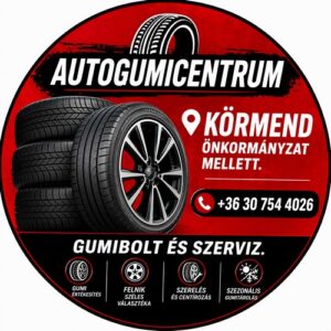 autogumicentrum. körmend. önkormányzat mellett. +36 30 754 4026. gumibolt és szerviz.