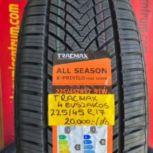 225 45R17 tracmax négyévszakos-all season gumi akciós áron - Autógumicentrum Körmend