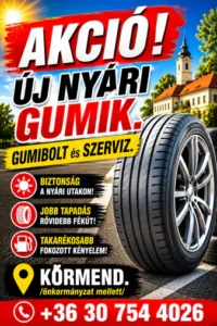 akcios uj nyari gumik - uj nyari gumik - akcios nyari gumik - autogumicentrum - gumibolt és szerviz
