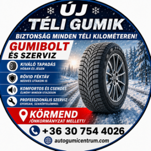 új téli gumik. körmend - autogumicentrum.com. gumibolt és szerviz.