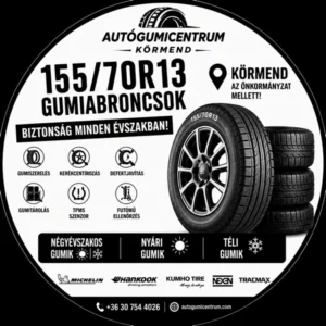 155 70R13 gumiabroncsok. körmend.-négyévszakos-nyári-téli gumik