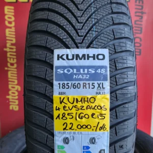 185 60R15 KUMHO Solus 4S HA32 - KUMHO négyévszakos gumi