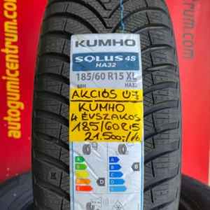 215 60R16 KUMHO négyévszakos gumi - 215 60R16 KUMHO all season gumi