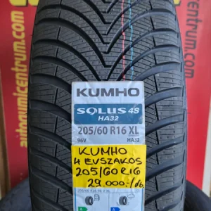 205 60R16 KUMHO Solus 4S HA32 - KUMHO négyévszakos gumi