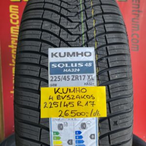 225 45R17 kumho négyévszakos-all season gumi akciós áron - Autógumicentrum Körmend
