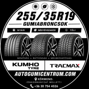 255 35R19 gumiabroncsok.. körmend-négyévszakos-nyári-téli gumik