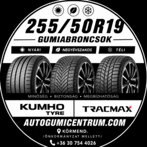 255 50R19 gumiabroncsok.. körmend-négyévszakos-nyári-téli gumik