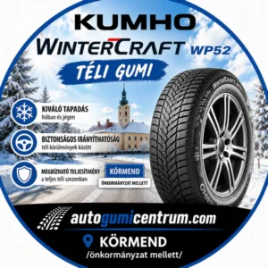 Kumho Wintercraft WP52 téli gumi autogumicentrum.com körmend.
