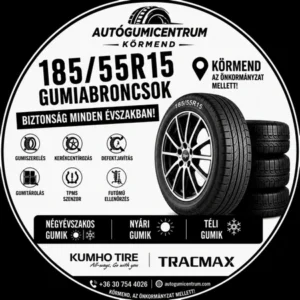 185 55R15 gumiabroncsok. körmend-négyévszakos-nyári-téli gumik