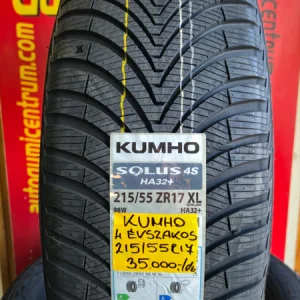215 55R17 KUMHO Solus 4S HA32 - KUMHO négyévszakos gumi