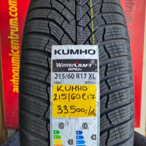 215 60R17 KUMHO új téli gumi - Kumho WinterCraft WP52+ téli gumi