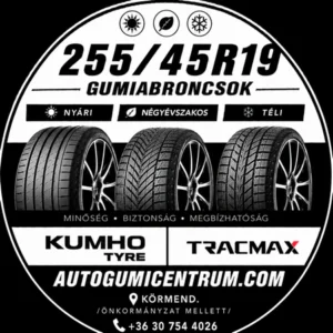 255 45R19 gumiabroncsok.. körmend-négyévszakos-nyári-téli gumik