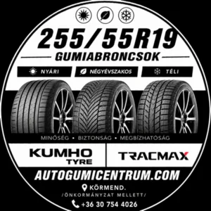 255 55R19 gumiabroncsok.. körmend-négyévszakos-nyári-téli gumik