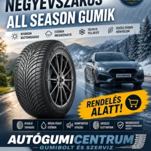 Kumho négyévszakos – all season gumik - autogumicentrum körmend-
