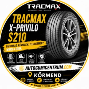Tracmax X-privilo S210. autogumicentrum.com. KÖRMEND