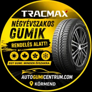 Tracmax négyévszakos gumiabroncs reklám – rendelés alatt, autogumicentrum.com, Körmend. Egy gumi minden évszakra.